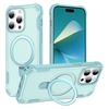 For iPhone 16 Pro Max Case Compatible with MagSafe Kickstand TPU+PC Shockproof Phone Back Cover