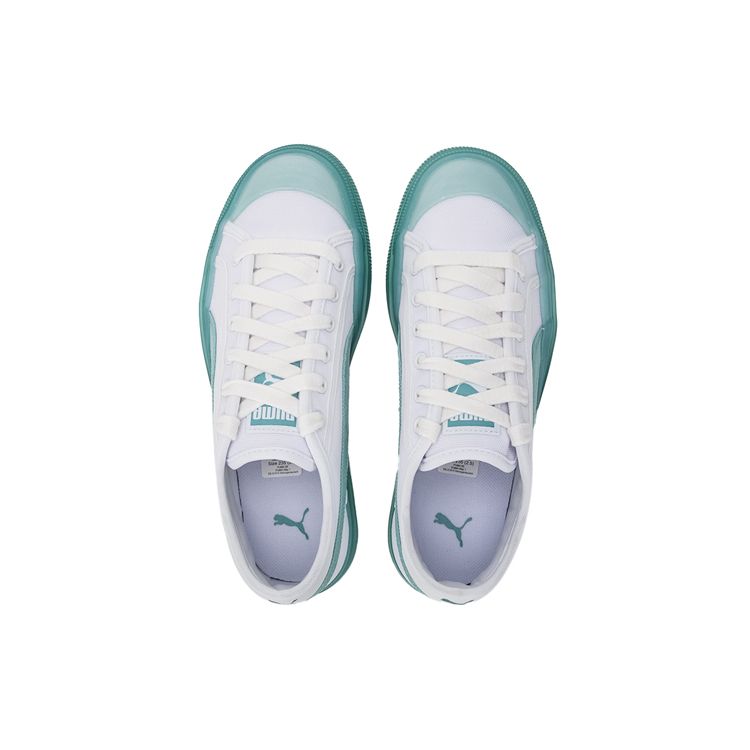 Puma Capri T Branco Porcelana Tênis Unissex 387244-02