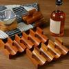 Japanese Style Walnut Sushi Rack U-shaped Sushi Wooden Tray Food Display Rack  Kitchen Tool
