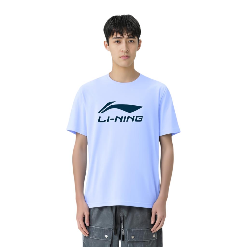 Li Ning T Shirt Men's Glacier Blue ATSU493-7