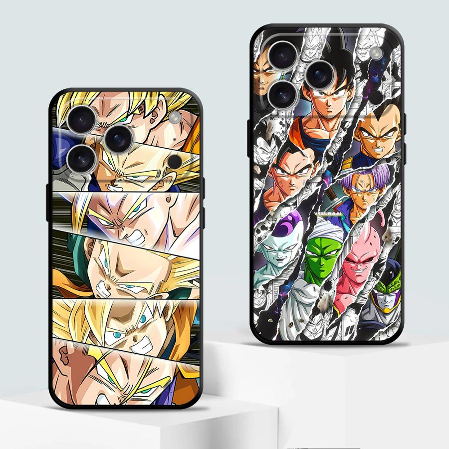 Funda Phone Cover Case for iPhone 17 Pro Max 12 16 15 Plus 14 13 Mini 7 8 Air SE 11 XS XR D-ragonS B-allS Cartoon