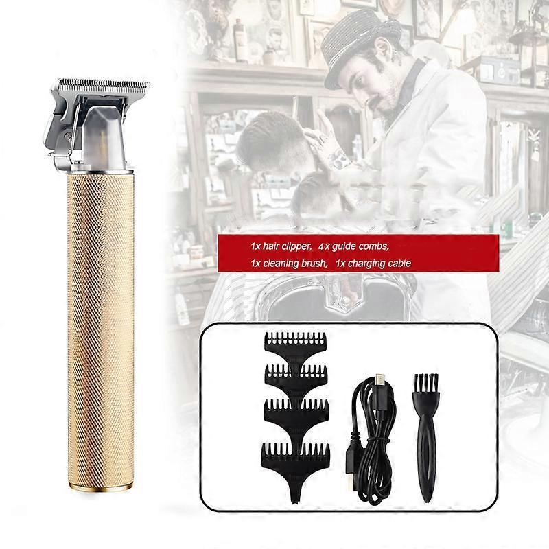 Professional Men's Hair Trimmer Clipper 0mm Baldheaded Cutter Beard Shaving Precision Finishing Hair Cutting Machine