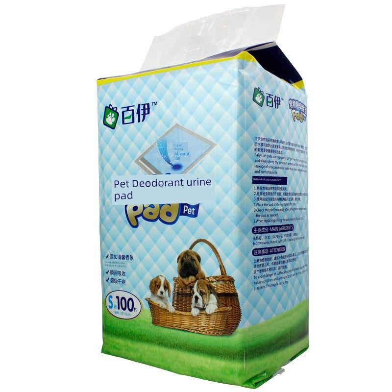 

Подгузники для собак Baiyi Подгузники для щенков Впитывающие пеленки Утолщенные Дезодорирующие Подгузники для щенков Тедди 100 штук Одноразовые Товары для питомцев S/100 pieces (33x 45cm)