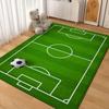 Soccer Ball Water Splash Print Theme Rug Soft Texture Nonslip Carpet For Hallway Balcony Study Home Party Decor Christmas Gift