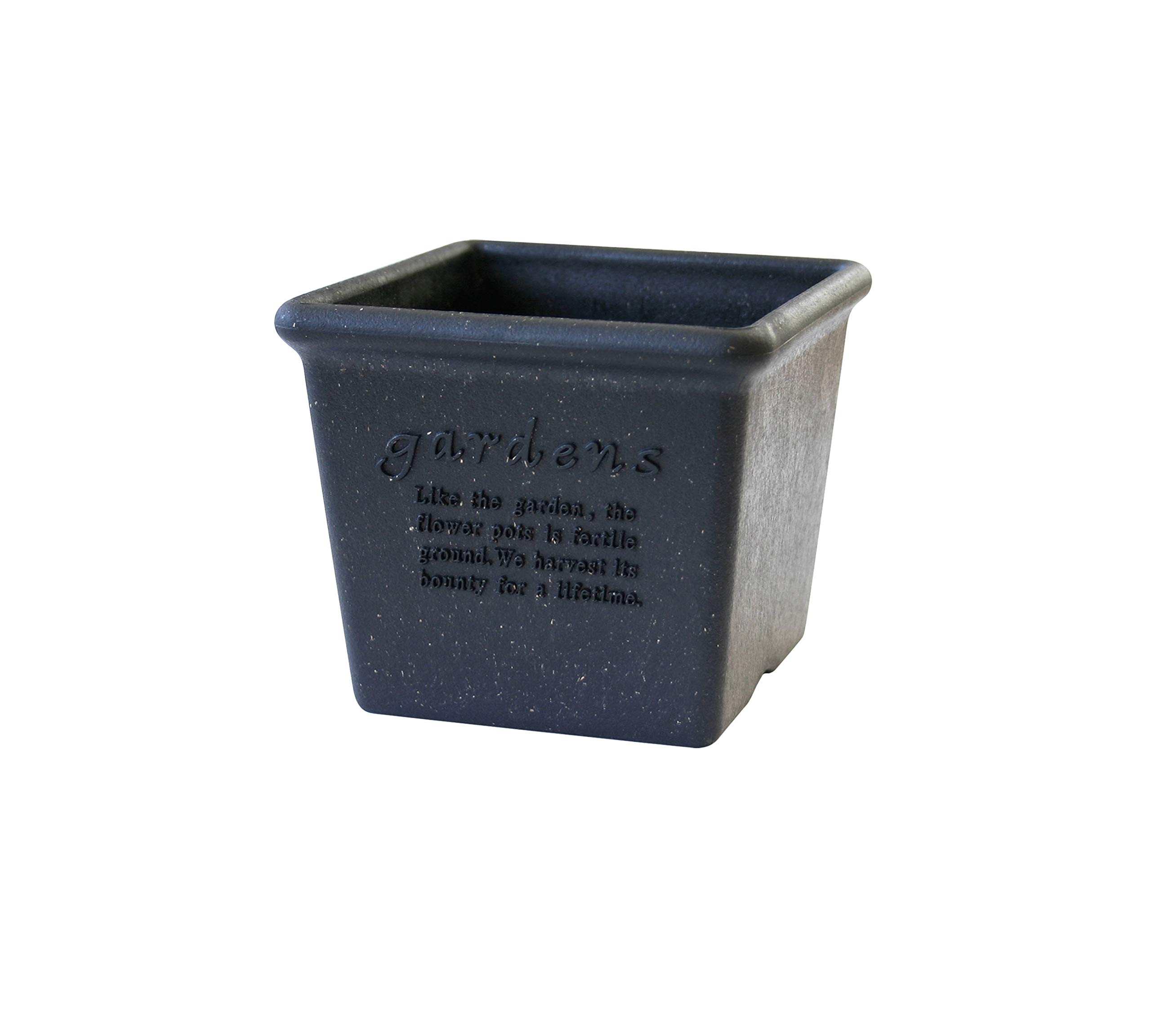 

Yawata Kasei Hable Eco Pot Square BK 120 214977 Black чорний