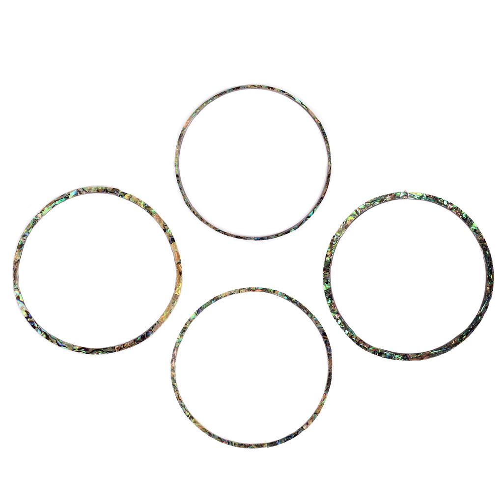 Naturliga Snäckskals Gitarr Ljudhål Dekaler Klassisk Rosett Inlägg Akustisk Gitarr Tillbehör för Luthier Gitarrbyggare