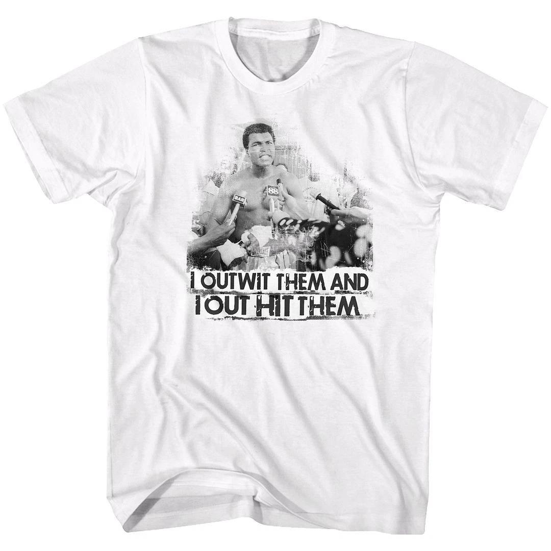 Muhammad Ali Out Wit Out It White Icon  Children s T-shirt 100