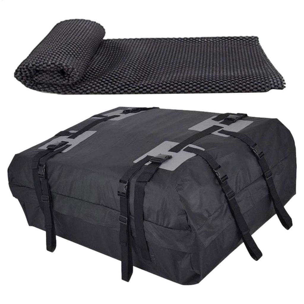 Rooftop Cargo Carrier Car Rooftop Cargo Carrier Bag With 15 Cubic Feet Capacity 600D Oxford Cloth Waterproof Soft Car Roof Bag