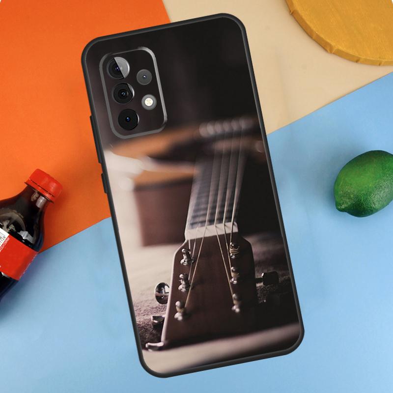 Guitar Music Case For Samsung Galaxy A54 A34 A14 A51 A71 A13 A23 A33 A53 A73 A12 A22 A32 A52 Cover