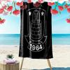 BIF Print Beach Towel, Large Soft Quick Dry Towel for Beach Camping Swimming