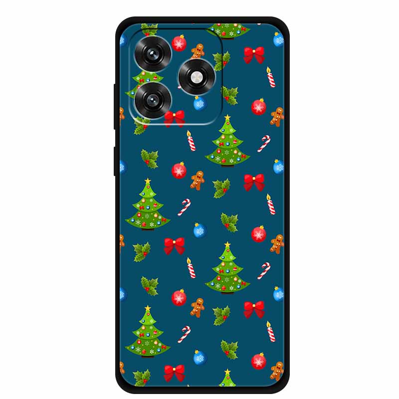 Christmas Phone Cases For Honor X5C Plus Soft Silicone Back Cover Christmas Tree for Honor Play10A 4G Protective Case Honor X5C