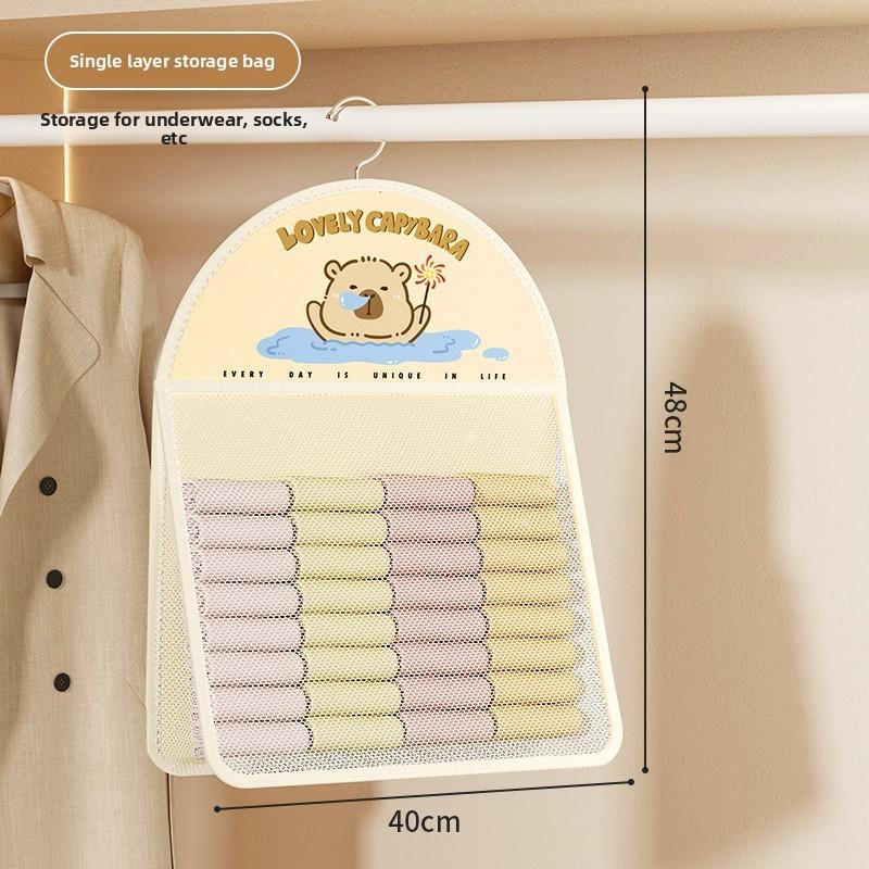 Moderner minimalistischer hängender Unterwäsche-Organizer Aufbewahrungstasche für Schlafzimmer