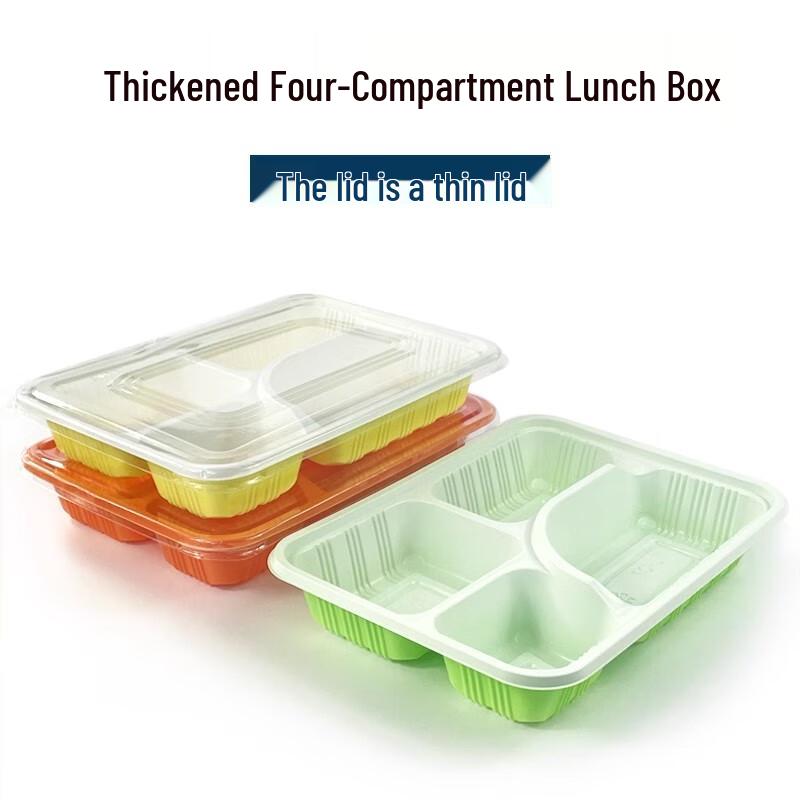 Disposable Plastic Compartment Lunch Box