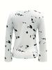 2023 Winter Women's Slim Fit Flared Sleeve Square Neck Pullover