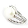 Silver Ring 'Scarlett' White