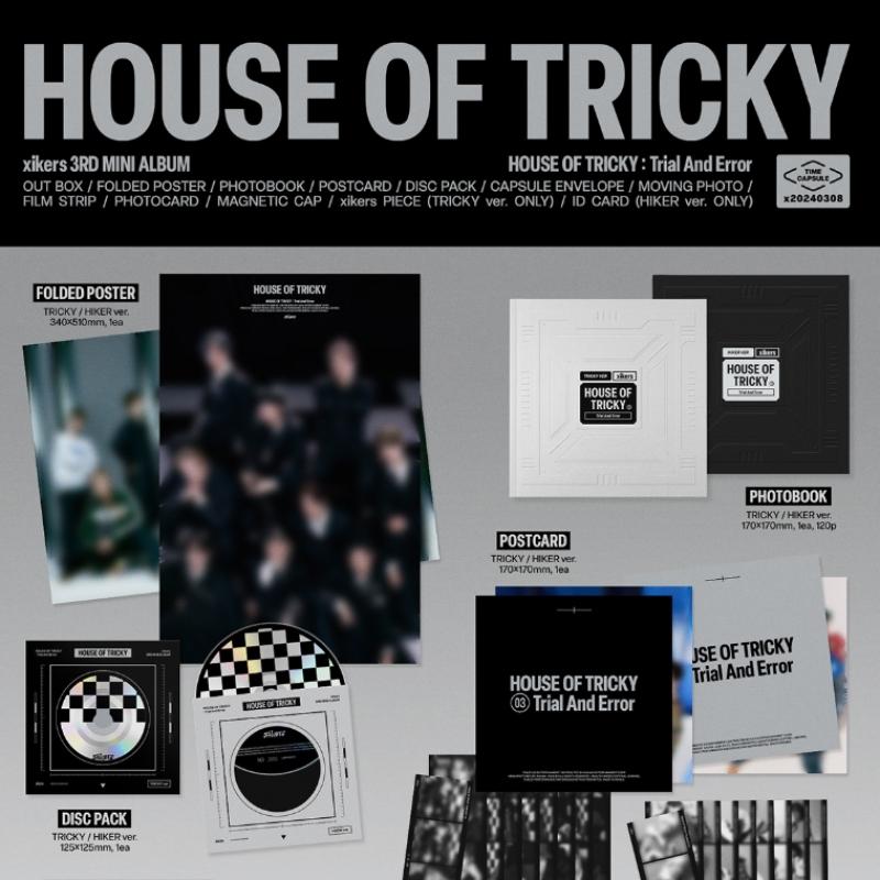 Xikers   House Of Tricky  Trial And Error   Mini Album Set