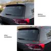 Car Rear Window Side Spoiler Canards Splitter For VW Passat B8 B8.5 Rear Windshield Side Wing Trim Sticker Glossy Black
