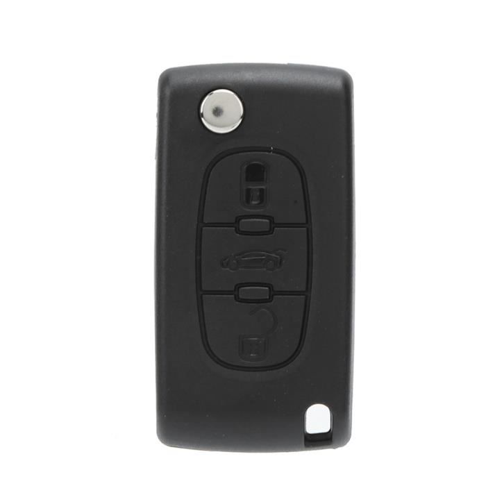 Dilwe 3-button Remote Key Shell for Peugeot 207 307 407 308 607
