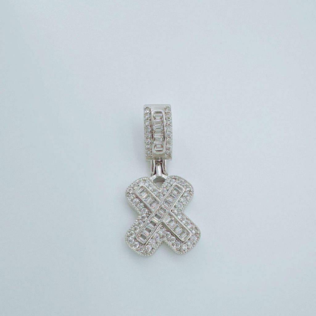 European Rock Candy Necklace: 26-Letter Pendant, Hip Hop Fashion Jewelry Accessories