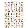 KC Certified Halloween Temporary Tattoo Stickers – Cute Costume Body & Face Transfer Tattoos