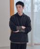 Mallen Unisex Knit Henley Neck Shirt Charcoal
