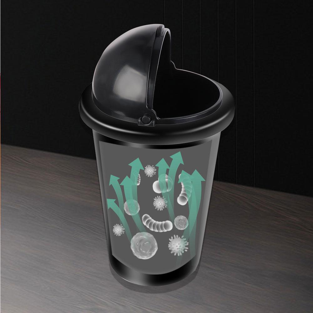 1pc ABS Portable Car Trash Bin Can Rubbish Container Storage Box Bucket For Alfa Romeo 147 159 Sportiva Stelvio Auto Accessories ghi855