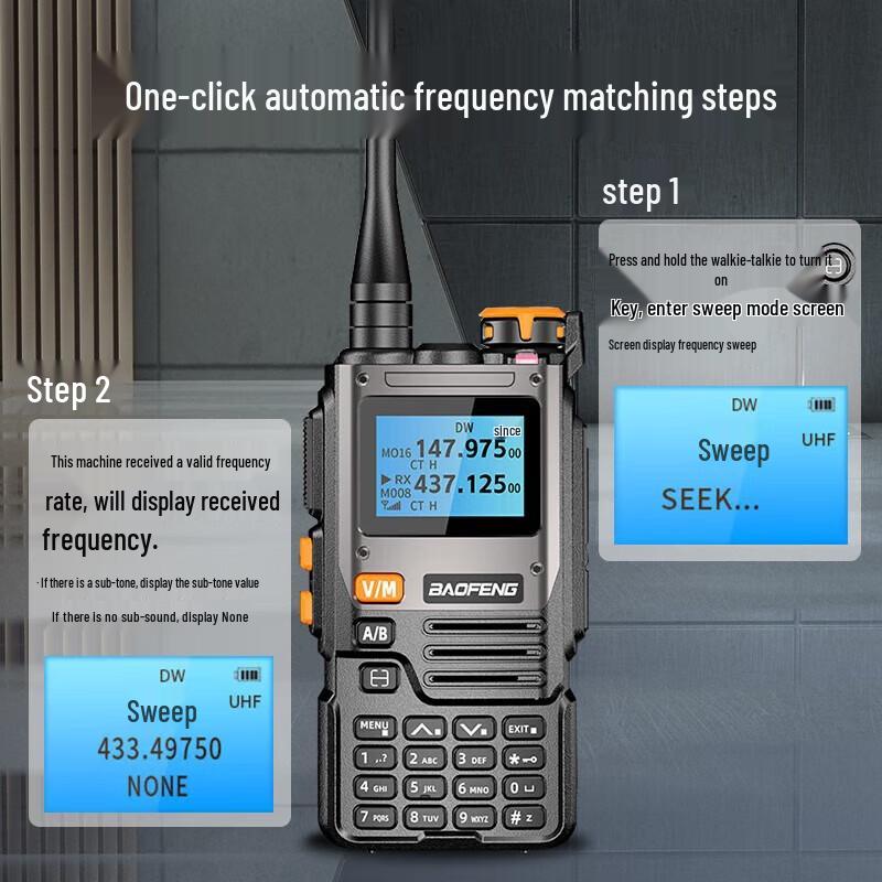 BAOFENG UV-K61 Multi-band Walkie Talkie (CN Version)