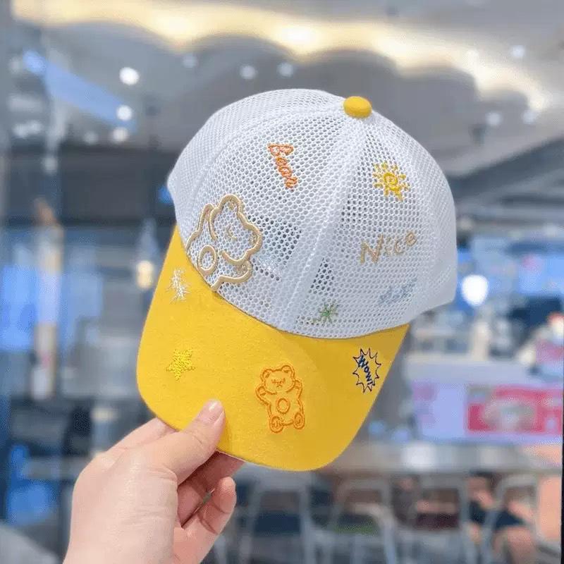Kids' Summer Sun Hat: Breathable, Cute Mesh Baseball Cap for Boys & Girls
