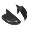 For Renault Zoe -2024 Clio Captur 2017-2018 ABS Car Rearview Side Mirror Cover Wing Cap Exterior Door Trim Adhesive Sticker