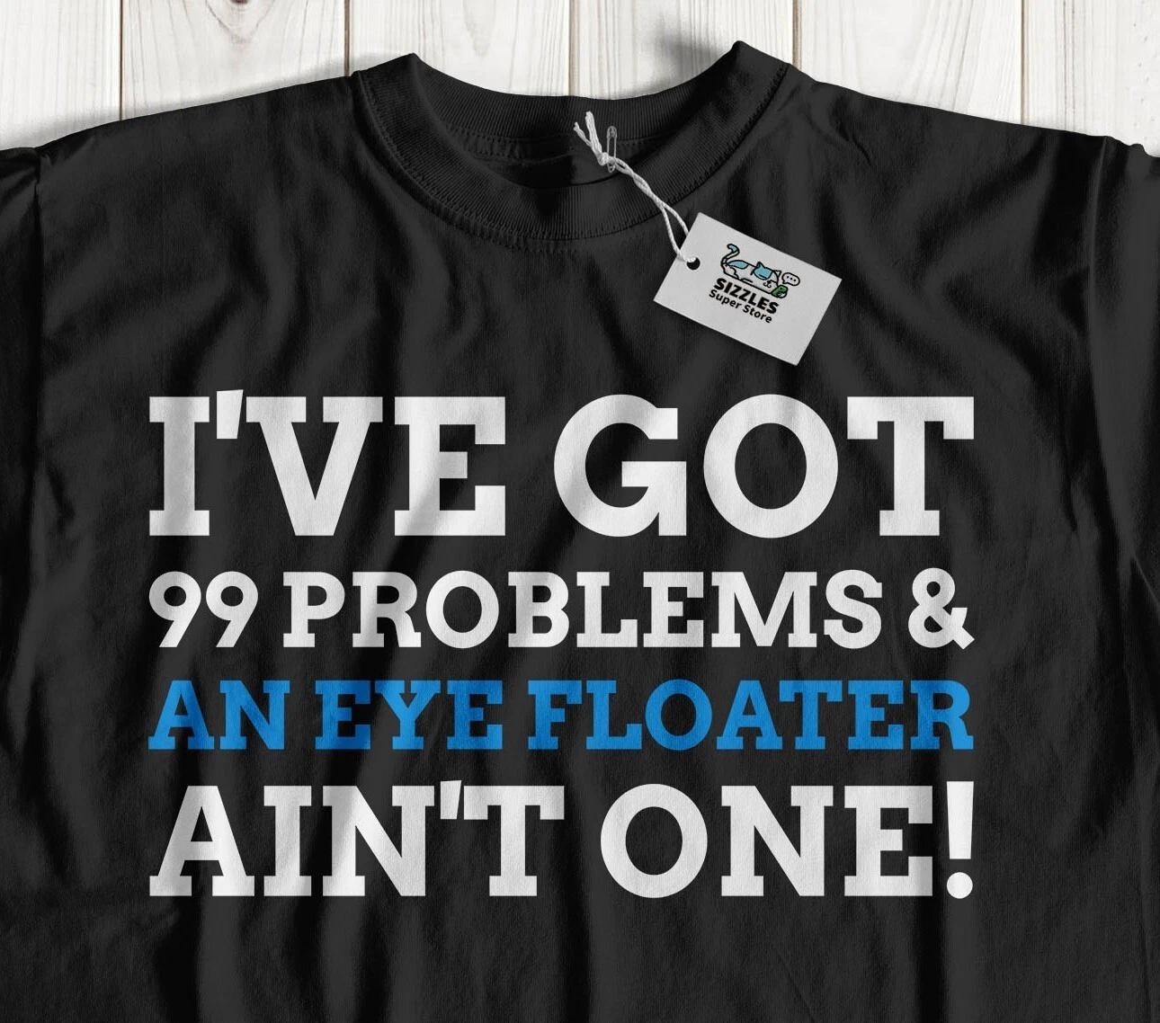 Unisex Funny Eye Floater T-Shirt Retina Eye Surgery & Vitrectomy Gifts XL