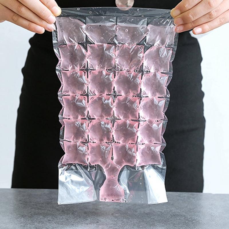 10pcs ice Cube Mold Disposable Self-Sealing Ice Cube Bags Transparent Faster Freezing Ice-making Mold Bag Kitchen Tools