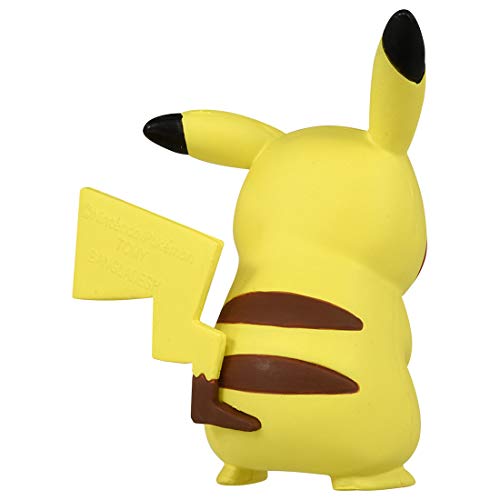 TAKARA TOMY "Pocket Monster Monster Collection MS-01 Pikachu" Pokemon Figure Toy Ages 4 and up Passes Toy Safety Standards ST Mark Certification