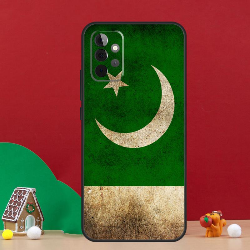Pakistan Flag Banner Case For Samsung Galaxy A17 A06 A16 A56 A36 A54 A34 A14 A52 A32 A13 A23 A33 A53 A15 A35 A55