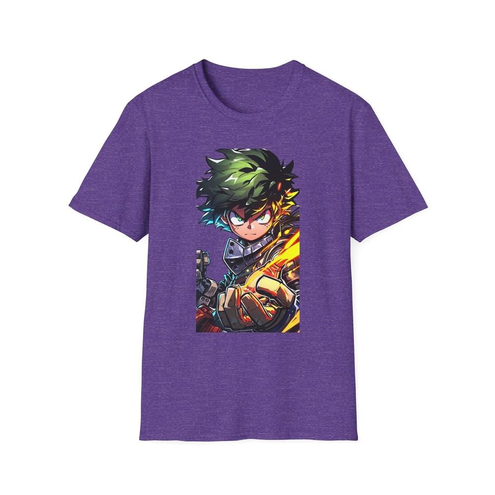 Anime Soft TShirt Izuku Midoriya Unisex Jl Anime Front Printed