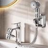 Bathroom Washbasin External Shower Set Universal Faucet Bubbler Anti-splash Head Booster Extender Water Nozzle