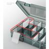 Heavy Duty Plastic Storage Box Container Case With Removable Dividers For Small Tool Bolts Screws And Parts Organization