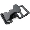 5pcs Strap Buckles Replacement Heavy Duty Metal Webbing Clip for Backpack Luggage Pet Collar DIY Inner 38mm Black