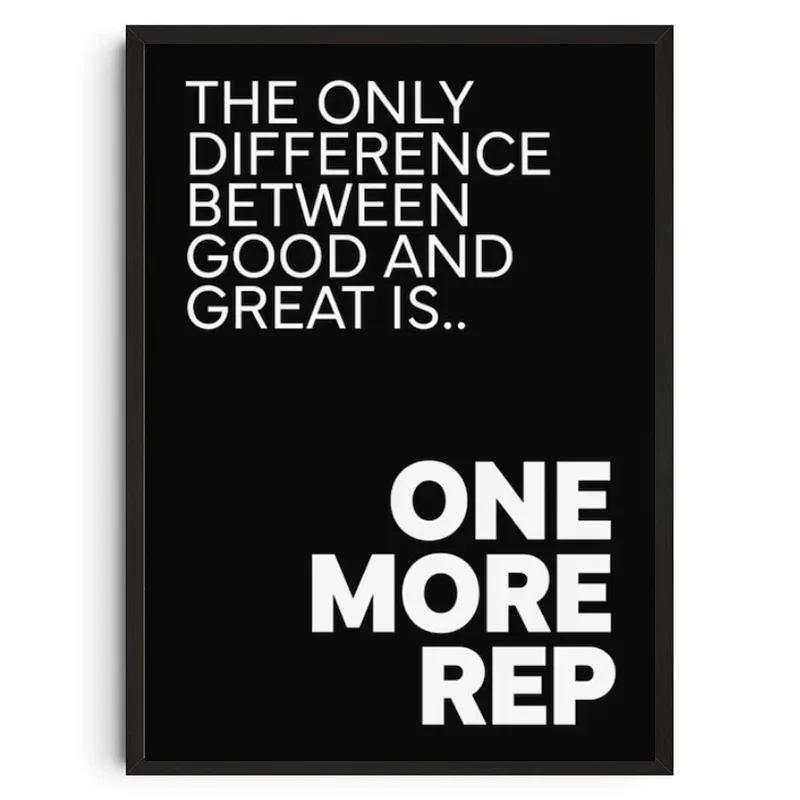 Gym Wall Art Poster Gym Inspirational Poster Home Gym Wall Decoration Gym Slogan Canvas Printing Decorative Painting Frameless