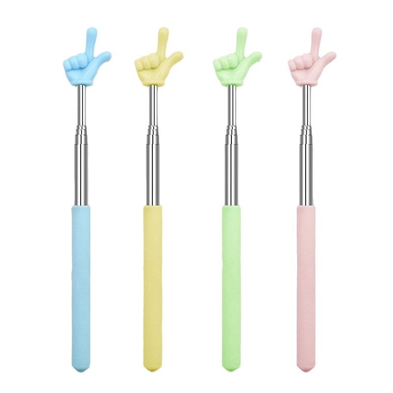 1pc Finger Shape Mini Pointer Stick 21~68cm Retractable Office and Educational Supplies Teaching Tools Student Pointer TMZ