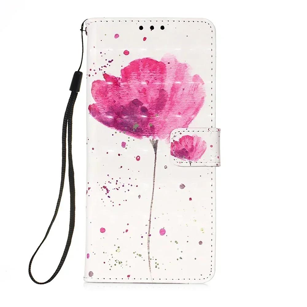Cute Painted PU Leather Flip Case on For Xiaomi 13T 12T 11T 11 Lite 5G NE Civi 3 2 1S 11 Ultra Poco C40 Wallet Stand Book Cover