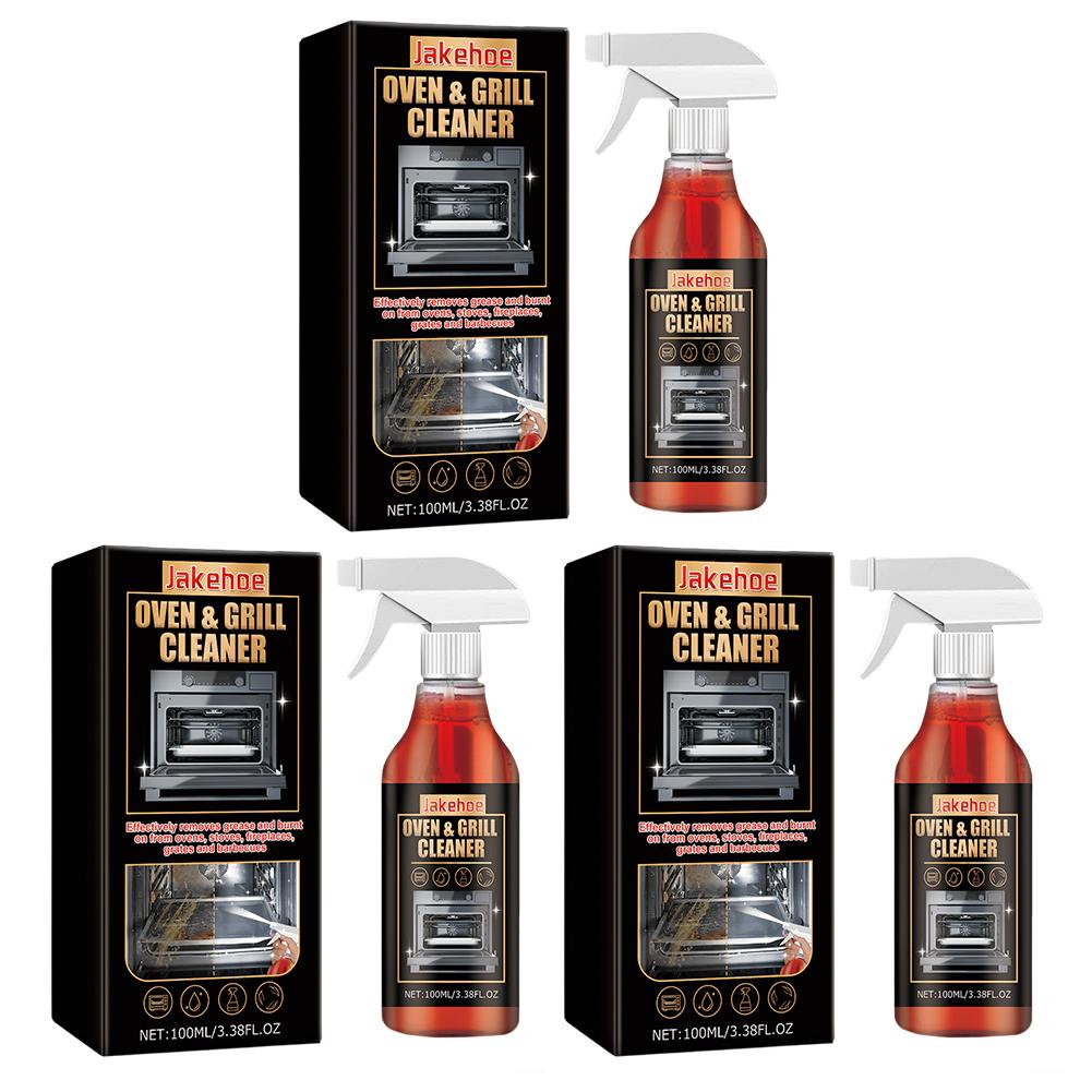Oven Foaming Cleaner:Breaks Down Stubborn Oil Deposits,Eliminates Charred Remains,No Unpleasant Smell,Safe Composition