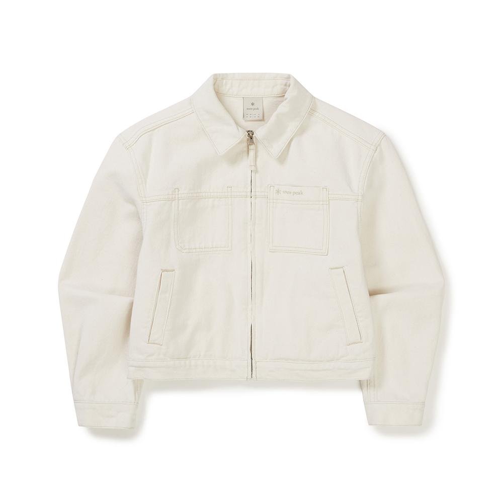 SNOWPEAK Denim Women's Jacket Ivory (S25ZWFJK77)
