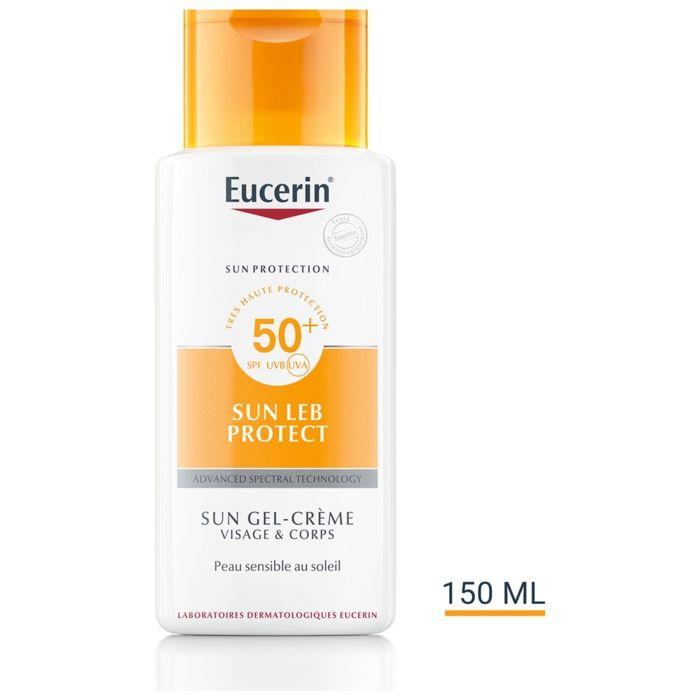 Crème-Gel Solaire - Eucerin - Sun LEB - SPF 50 - 150 Ml - Protection UVA/UVB