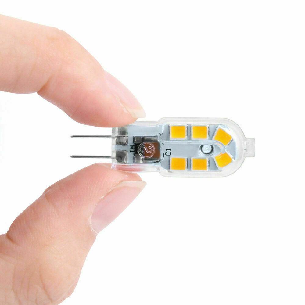 Mini Book Lights G4 12 Bead PC LED Lamp Bead 12V Pin Small Bulb Low-voltage Crystal Lamp Milky Matte 3W G4 Light 360 Beam Angle