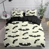 Flying Vampire Beding Set Bats Soft Duvet Cover Sets Witchcraft Magic Polyester Warm Comforter Cover Single Double King Comfortable Quilt Covers 3pcs