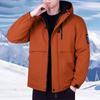 Men's Trendy Hooded Winter Jacket - Thick, Warm, Cotton-Padded Coat