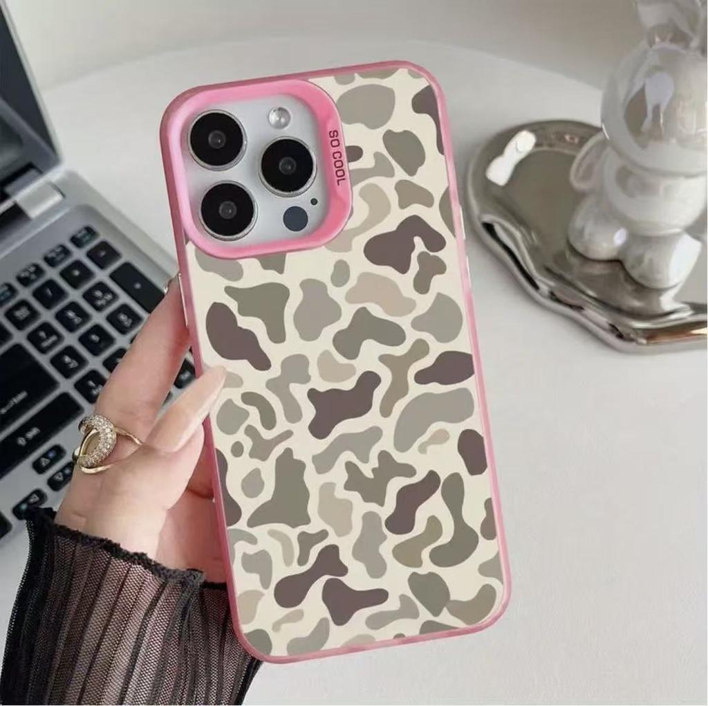 The new camouflage is suitable for iphone17 mobile phone case Apple 16promax/15 personality 14pro13 Europe and America