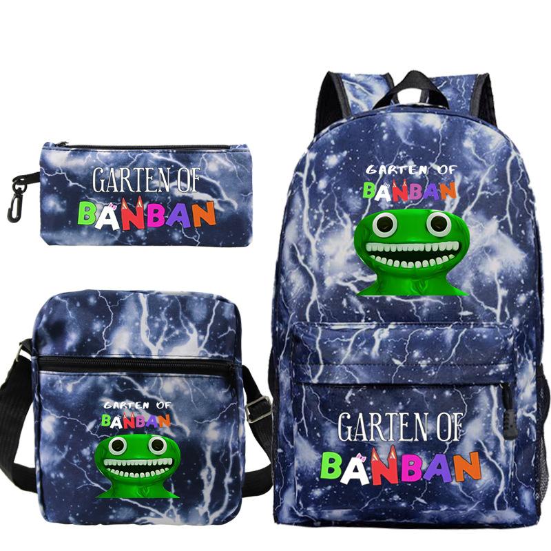 Spotted Garden Primary School Bag Shoulder Bag Pencil Bag Three-piece Set
