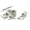 1piece Padlock Heart Shape Vintage Metal Mini Lock Bag Suitcase Luggage Box Key Lock With Key