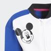 adidas X Disney Collaboration Casual Sports Set Color Block Stand Collar Cartoon Anime Print Long Sleeve Jacket Mid Waist Pants Kids Sets H28825